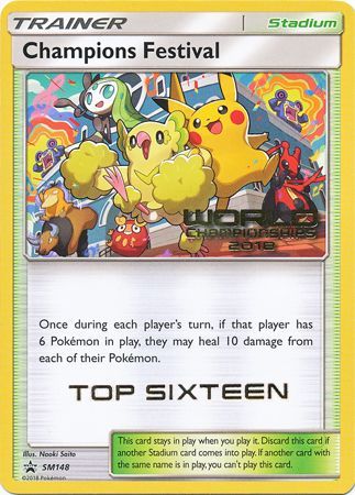 Champions Festival(SM148) (2018 Top Sixteen) [Sun & Moon: Black Star Promos] | Arkham Games and Comics