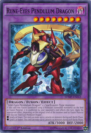 Rune-Eyes Pendulum Dragon [SDMP-EN043] Common | Arkham Games and Comics