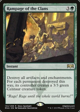 Rampage of the Clans [Ravnica Allegiance] | Arkham Games and Comics