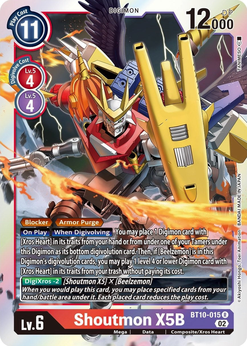 Shoutmon X5B [BT10-015] [Xros Encounter] | Arkham Games and Comics