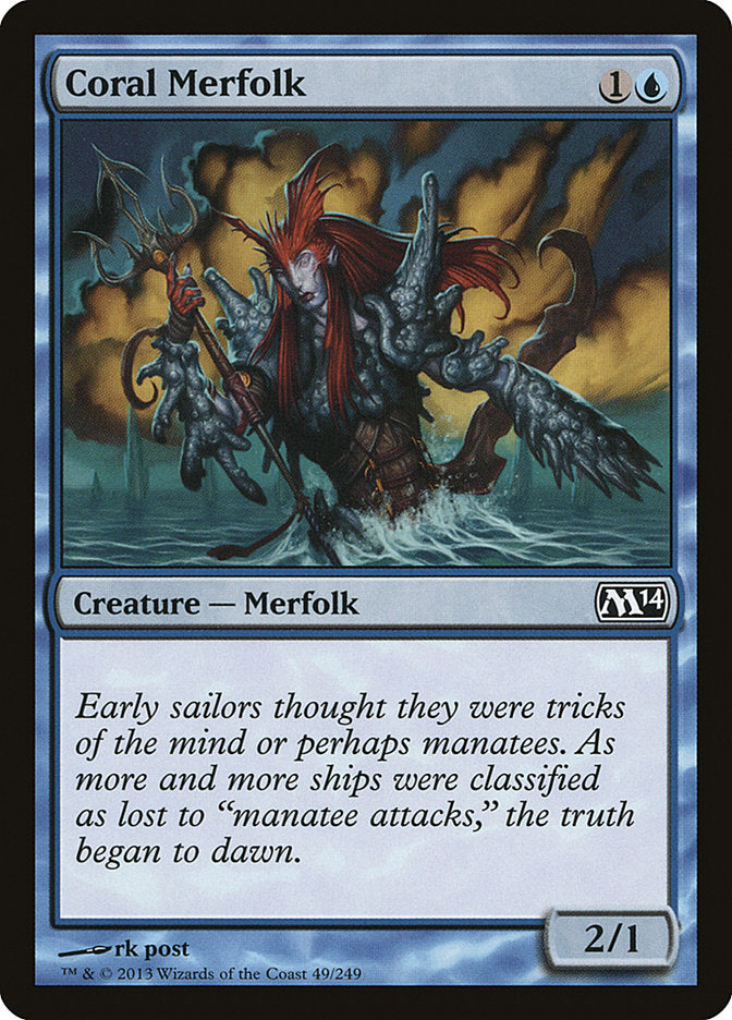 Coral Merfolk [Magic 2014] | Arkham Games and Comics