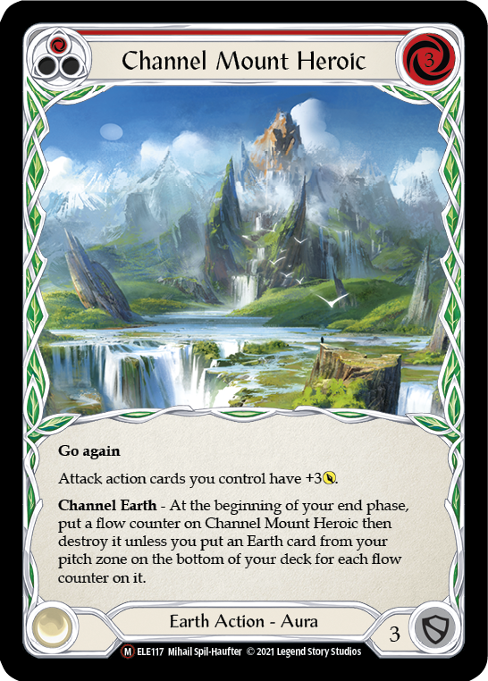 Channel Mount Heroic [U-ELE117] (Tales of Aria Unlimited)  Unlimited Rainbow Foil | Arkham Games and Comics