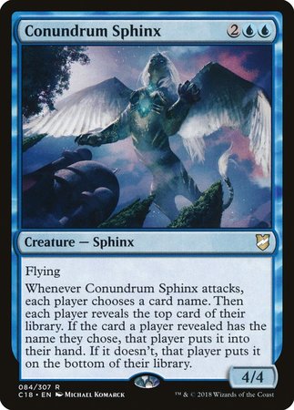 Conundrum Sphinx [Commander 2018] | Arkham Games and Comics