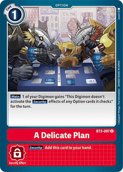 A Delicate Plan [BT3-097] [Release Special Booster Ver.1.5] | Arkham Games and Comics