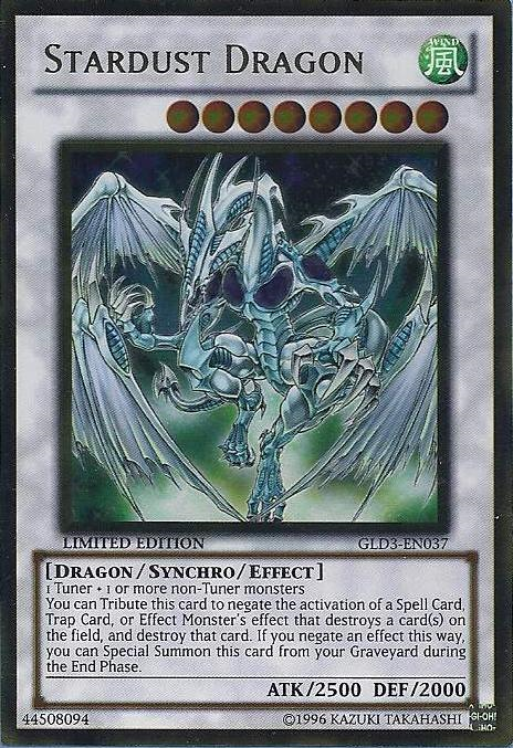 Stardust Dragon [GLD3-EN037] Gold Rare | Arkham Games and Comics