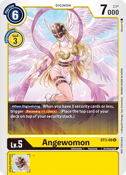 Angewomon [ST3-09] (Tamer Battle Pack) [Starter Deck: Heaven's Yellow Promos] | Arkham Games and Comics