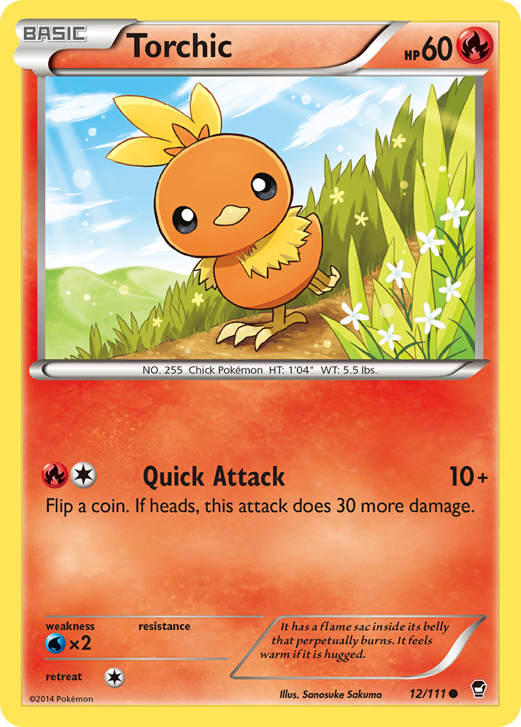 Torchic (12/111) [XY: Furious Fists] | Arkham Games and Comics