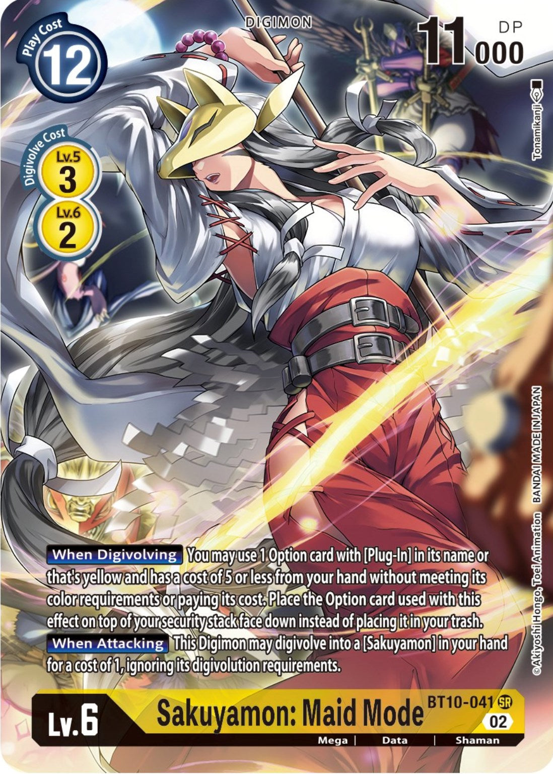 Sakuyamon: Maid Mode [BT10-041] (Alternate Art) [Xros Encounter] | Arkham Games and Comics