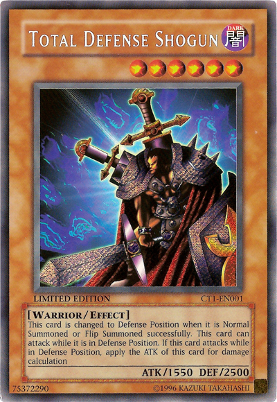 Total Defense Shogun [CT1-EN001] Secret Rare | Arkham Games and Comics