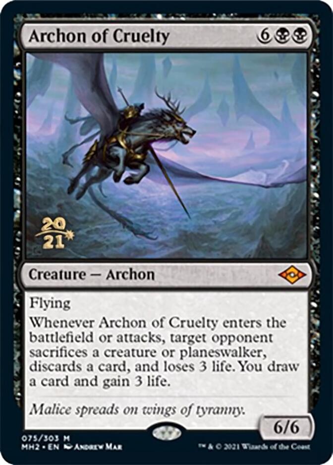 Archon of Cruelty [Modern Horizons 2 Prerelease Promos] | Arkham Games and Comics