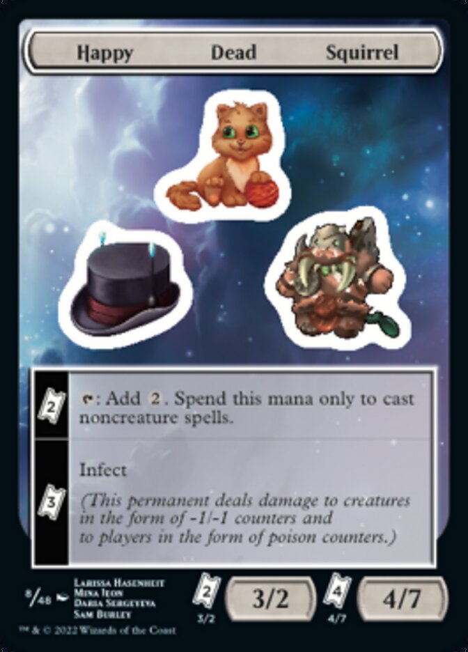 Happy Dead Squirrel [Unfinity Stickers] | Arkham Games and Comics