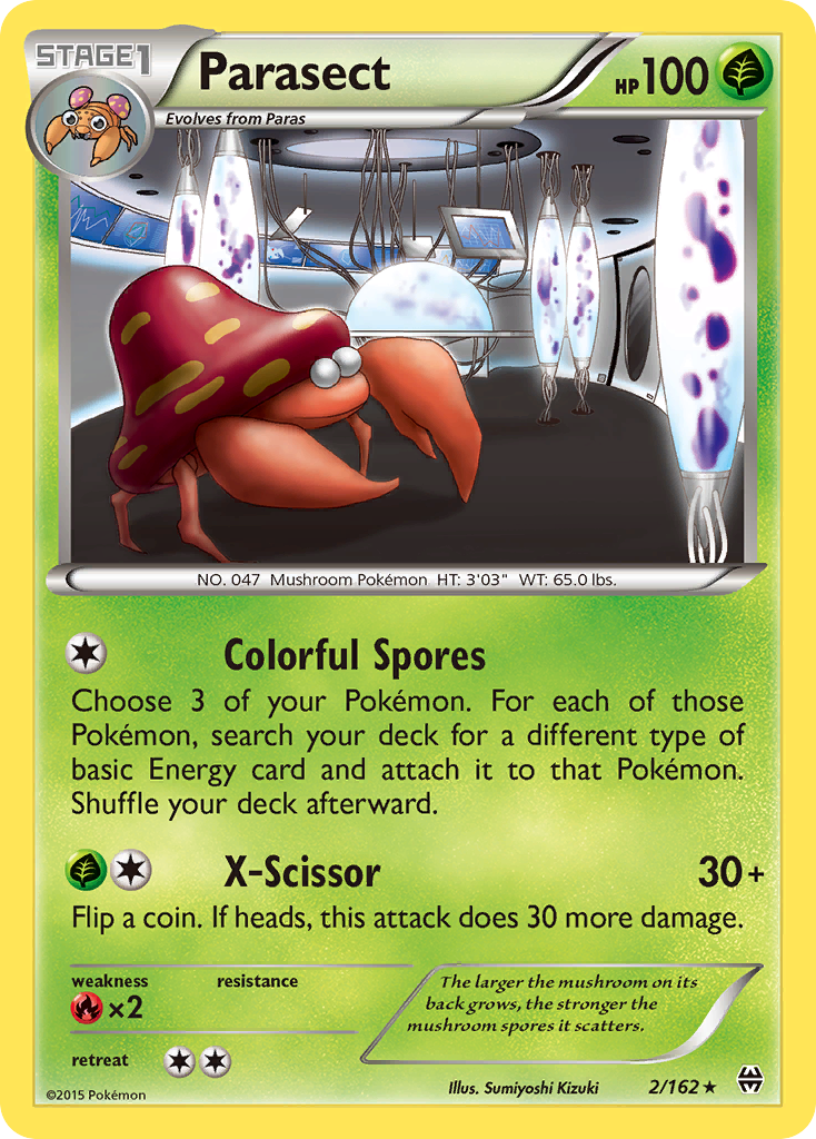 Parasect (2/162) [XY: BREAKthrough] | Arkham Games and Comics