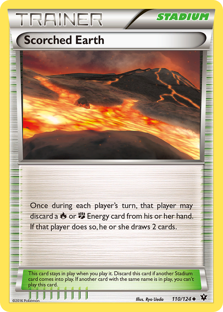 Scorched Earth (110/124) [XY: Fates Collide] | Arkham Games and Comics