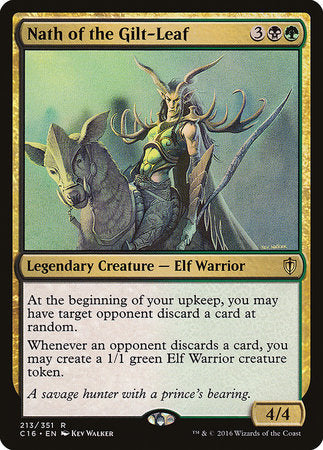 Nath of the Gilt-Leaf [Commander 2016] | Arkham Games and Comics