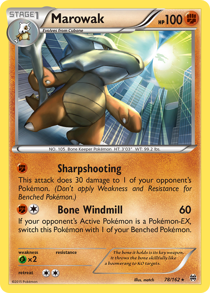 Marowak (78/162) [XY: BREAKthrough] | Arkham Games and Comics