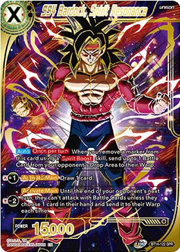 SS4 Bardock, Spirit Resonance (SPR) (BT14-122) [Cross Spirits] | Arkham Games and Comics