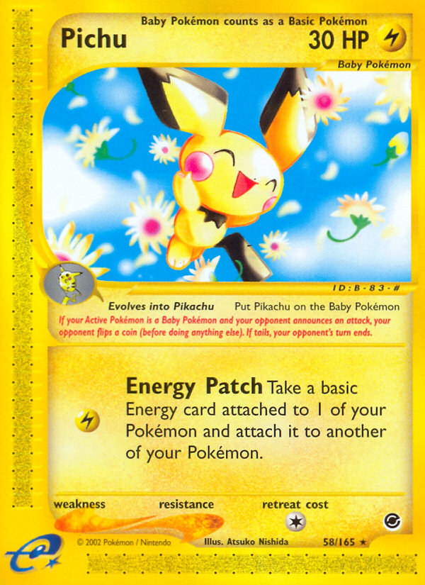 Pichu (58/165) [Expedition: Base Set] | Arkham Games and Comics