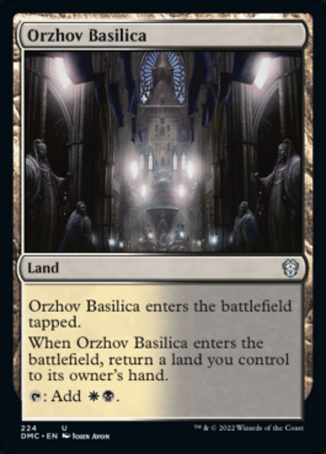 Orzhov Basilica [Dominaria United Commander] | Arkham Games and Comics