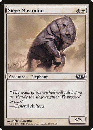 Siege Mastodon [Magic 2011] | Arkham Games and Comics