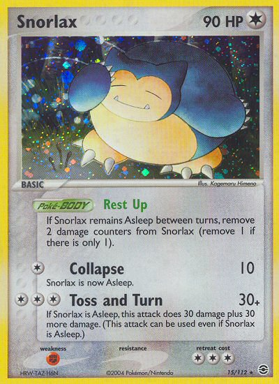 Snorlax (15/112) [EX: FireRed & LeafGreen] | Arkham Games and Comics