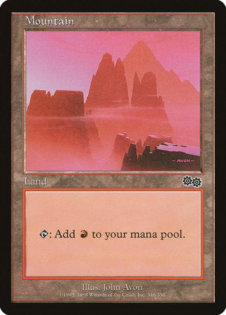 Mountain (346) [Urza's Saga] | Arkham Games and Comics