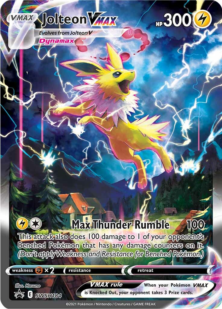 Jolteon VMAX (SWSH184) [Sword & Shield: Black Star Promos] | Arkham Games and Comics