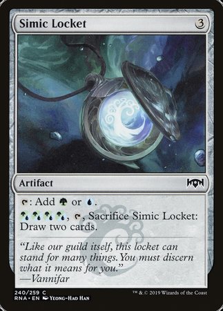 Simic Locket [Ravnica Allegiance] | Arkham Games and Comics