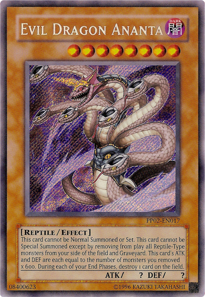 Evil Dragon Ananta [PP02-EN017] Secret Rare | Arkham Games and Comics