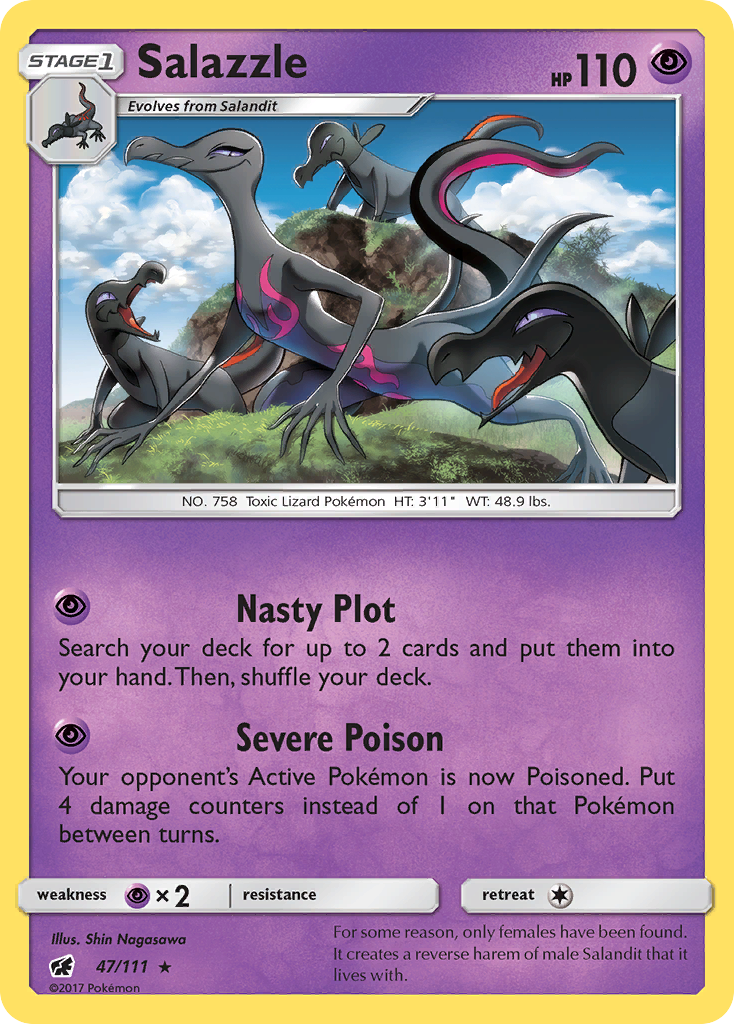 Salazzle (47/111) [Sun & Moon: Crimson Invasion] | Arkham Games and Comics