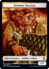 Kithkin Soldier // Pegasus Double-sided Token [Kaldheim Commander Tokens] | Arkham Games and Comics