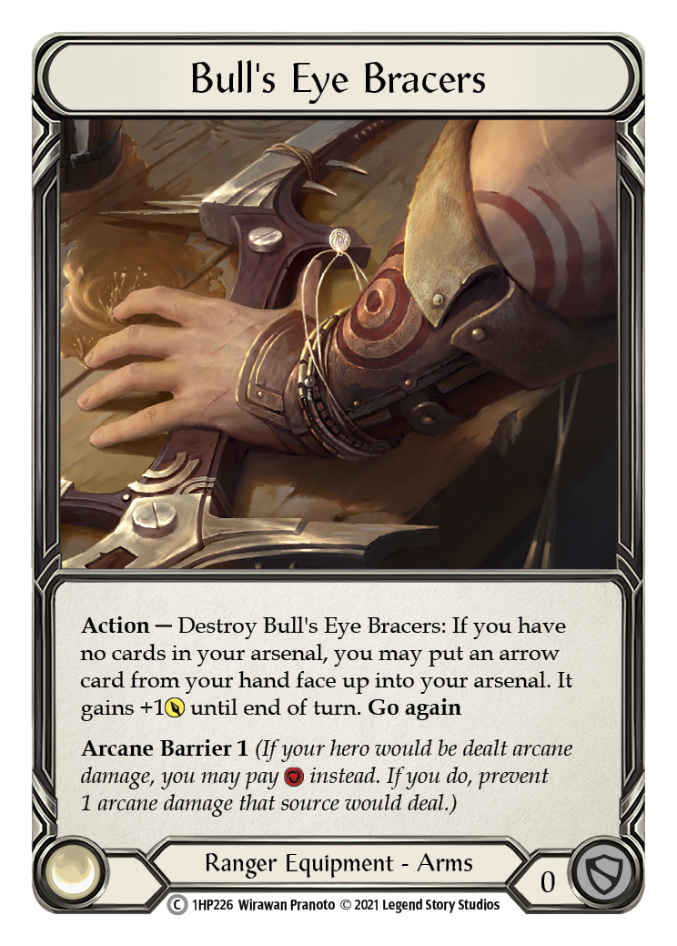 Bull's Eye Bracers [1HP226] (History Pack 1) | Arkham Games and Comics