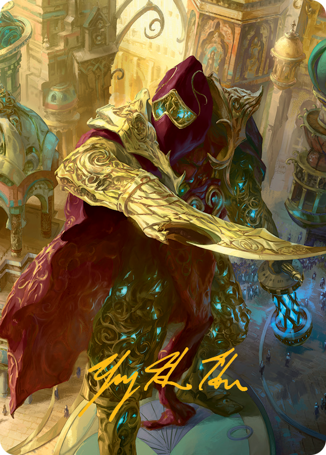 Baral, Chief of Compliance Art Card (Gold-Stamped Signature) [March of the Machine Art Series] | Arkham Games and Comics