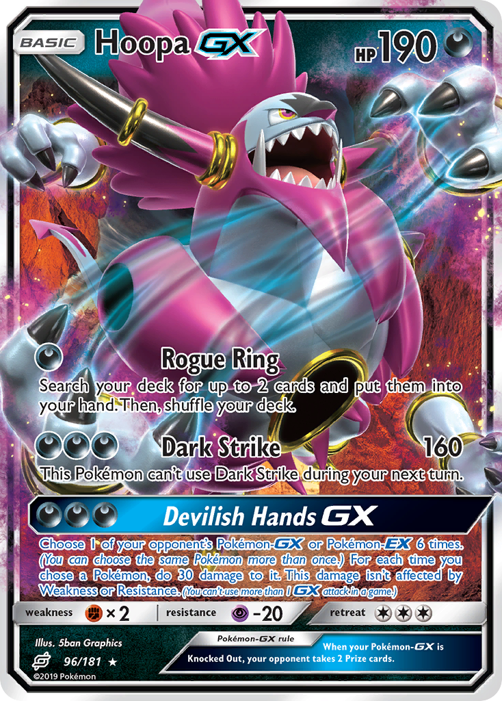 Hoopa GX (96/181) [Sun & Moon: Team Up] | Arkham Games and Comics