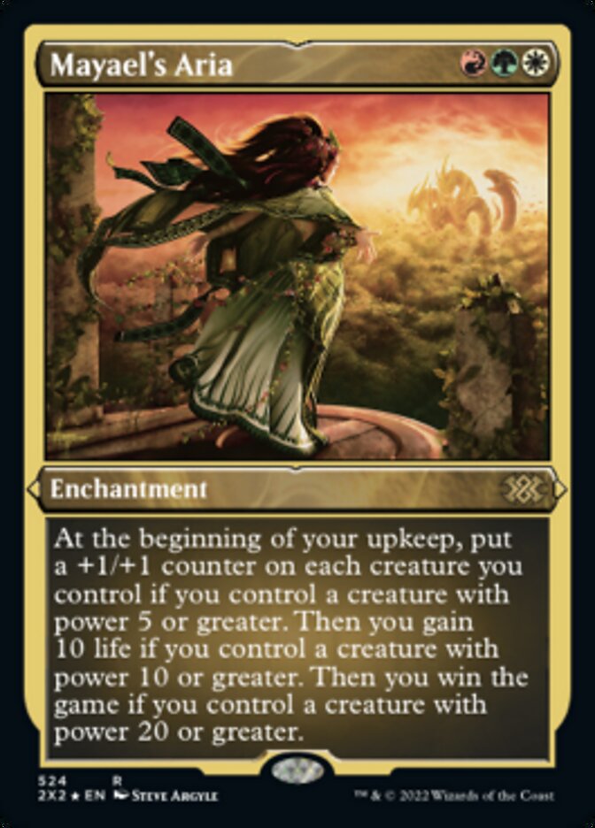 Mayael's Aria (Foil Etched) [Double Masters 2022] | Arkham Games and Comics