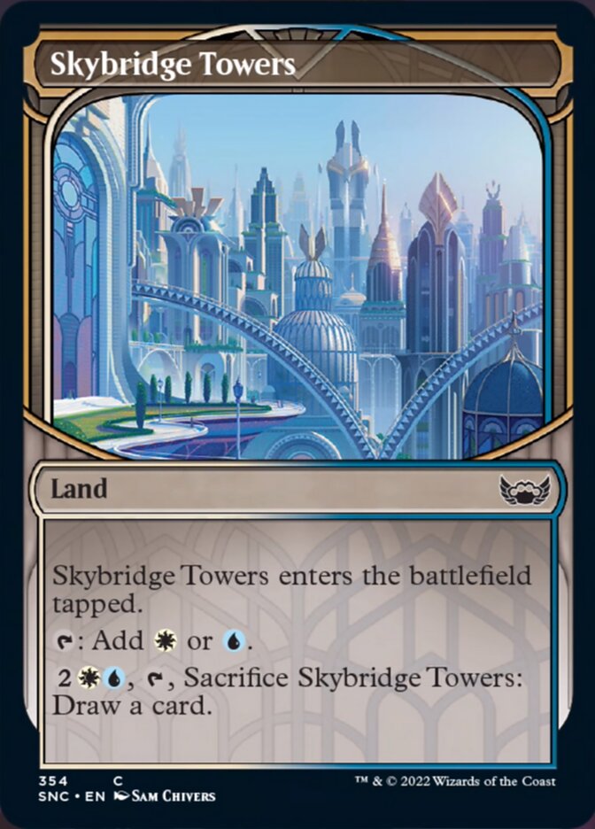 Skybridge Towers (Showcase Skyscraper) [Streets of New Capenna] | Arkham Games and Comics