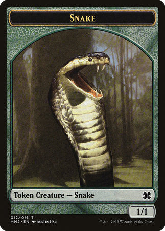 Snake Token [Modern Masters 2015 Tokens] | Arkham Games and Comics