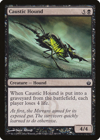 Caustic Hound [Mirrodin Besieged] | Arkham Games and Comics