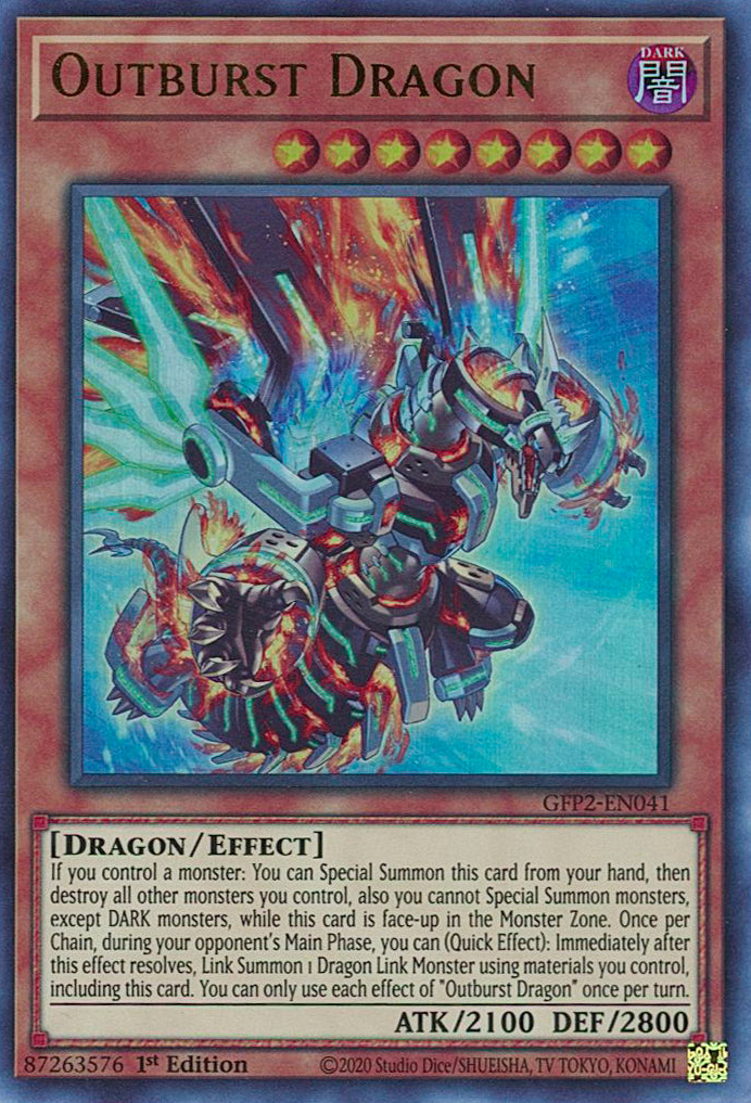 Outburst Dragon [GFP2-EN041] Ultra Rare | Arkham Games and Comics