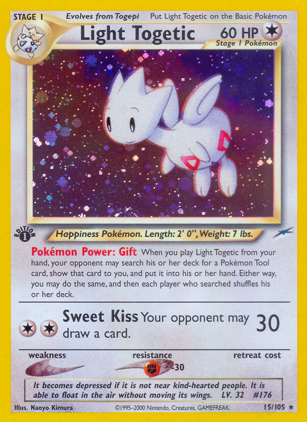 Light Togetic (15/105) [Neo Destiny 1st Edition] | Arkham Games and Comics