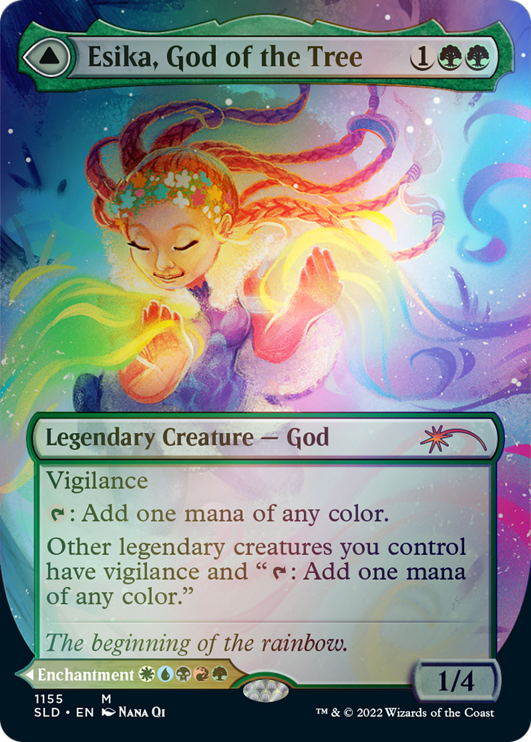 Esika, God of the Tree // The Prismatic Bridge (Borderless) [Secret Lair: From Cute to Brute] | Arkham Games and Comics