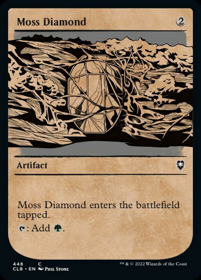 Moss Diamond (Showcase) [Commander Legends: Battle for Baldur's Gate] | Arkham Games and Comics