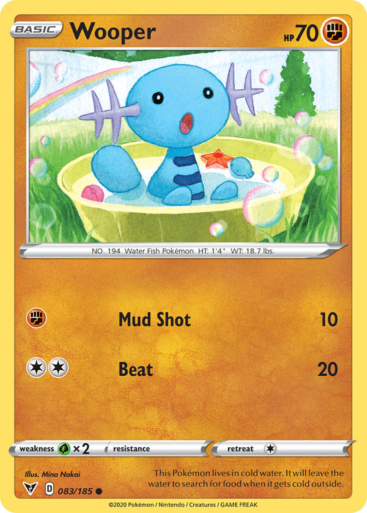 Wooper (083/185) [Sword & Shield: Vivid Voltage] | Arkham Games and Comics