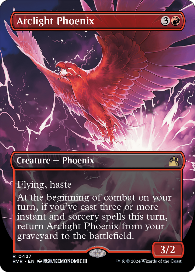 Arclight Phoenix (Anime Borderless) [Ravnica Remastered] | Arkham Games and Comics