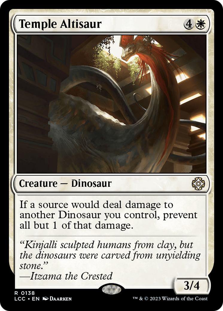 Temple Altisaur [The Lost Caverns of Ixalan Commander] | Arkham Games and Comics
