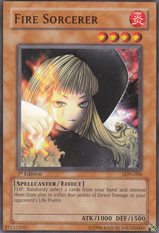 Fire Sorcerer [LON-036] Common | Arkham Games and Comics