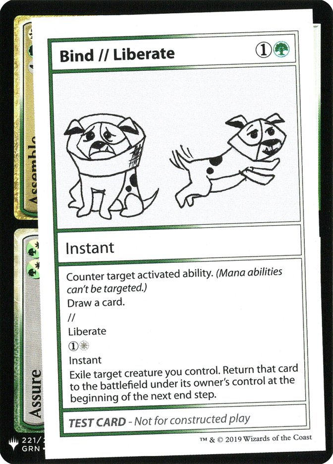 Bind // Liberate [Mystery Booster Playtest Cards] | Arkham Games and Comics