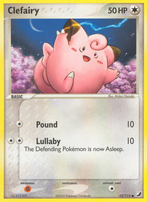 Clefairy (53/115) [EX: Unseen Forces] | Arkham Games and Comics