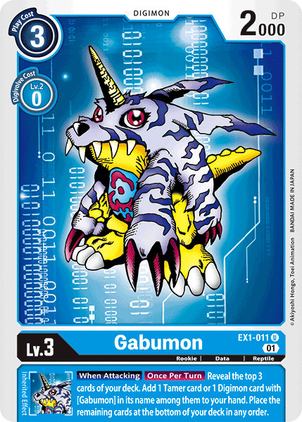 Gabumon [EX1-011] [Classic Collection] | Arkham Games and Comics