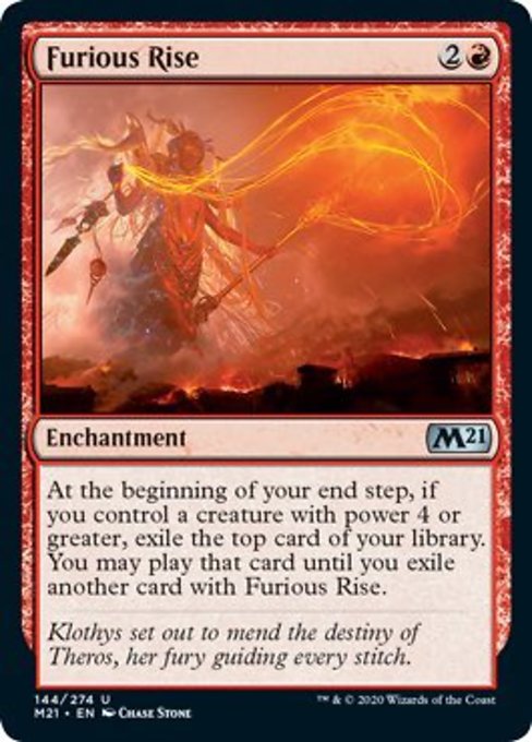 Furious Rise [Core Set 2021] | Arkham Games and Comics