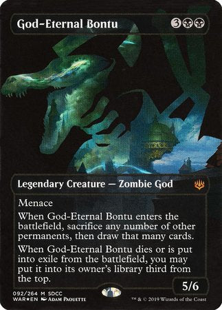 God-Eternal Bontu SDCC 2019 EXCLUSIVE [San Diego Comic-Con 2019] | Arkham Games and Comics